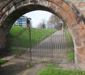 Ecclesiastical & Heritage World Castle Drive Gate Refurb Before Shot