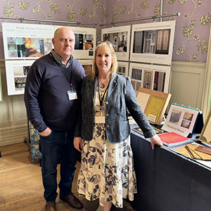 Frank and Amanda Holmes at HIRE Cumbria 2025. Pic credit Hussel Up