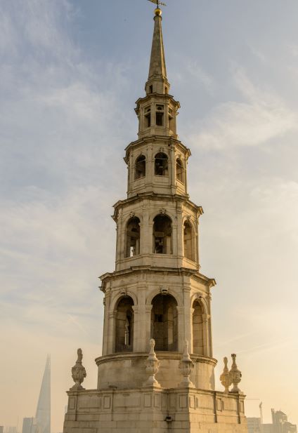 St Brides Church London tower stone cleaning repair and replacement conservation 002