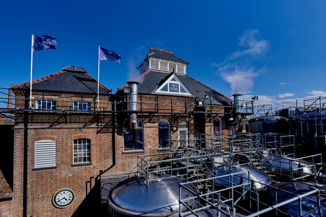 Britain’s oldest brewery benefits from aluminium rainwater systems